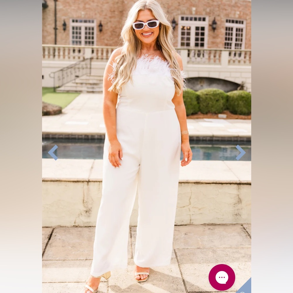 Chic Soul White Jumpsuit
